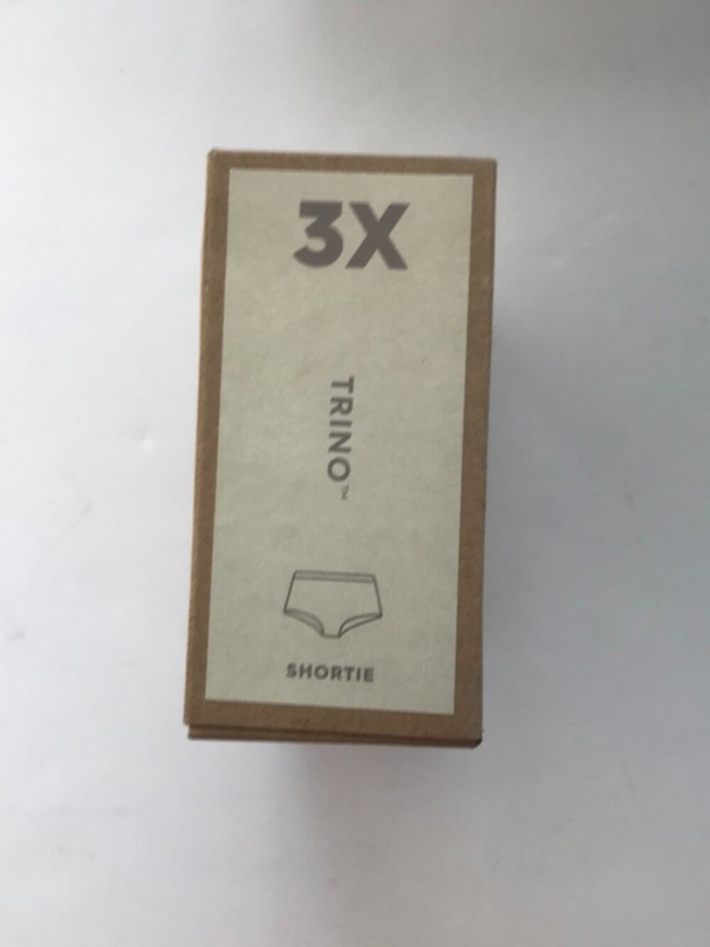 allbirds TRINO Women's size 3X Shortie Underwear in Wheat Merino blend